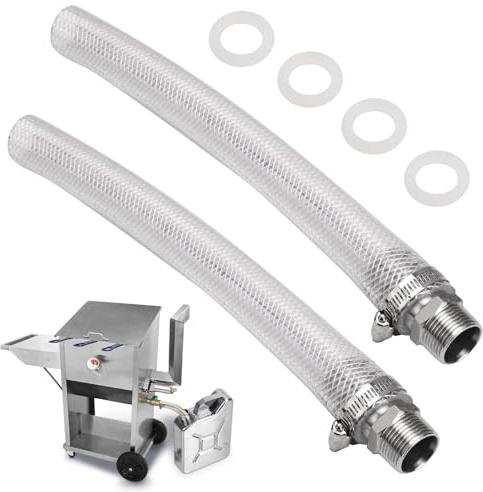 2 Pack Fryer Drain Extension Hose Compatible with Bayou Classic