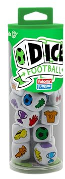 Falomir - Dice Futbol | Juego de Dados de Fútbol para Niños +6 Años | Juego Rápido de Reflejos y Observación | Partidas Rápidas de Menos de 20 min | 2 a 5 Jugadores