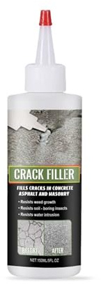 Magic Crack Filler 2LB Asphalt Black, completamente cargado con asfalto y alisador. Fácil instalación, granulación, montaje y bricolaje (1)