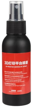 Pegamento para impresora 3D, spray adhesivo de 100 ml para bandeja caliente, solución antideformación y fijación robusta para modelos y proyectos creativos