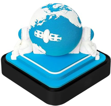 Calendrier 3D | Calendrier déchirable sculpté à la main en papier 3D pour l'école, l'étude, le lieu de travail, la chambre, la maison, le dortoir