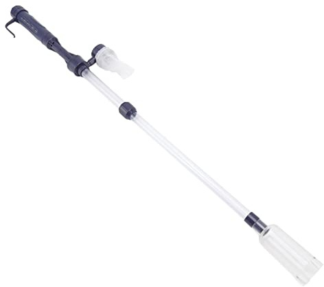 Jiawu Limpiador Eléctrico de Grava para Acuarios, Limpiador de Grava con Sifón Eléctrico Eficiente para Cambiar el Agua en el Acuario, Adecuado para de Todos los tamaños. ABS de Primera Calidad