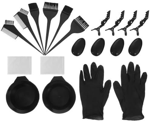 MOTHNUR Teiliges Haarfärbewerkzeug set aus Langlebigem Kunststoff Praktisches DIY Haarfärbe Tönungsset für Zuhause und Salon Tragbar kein Kleckern für Professionelle Haartönung und