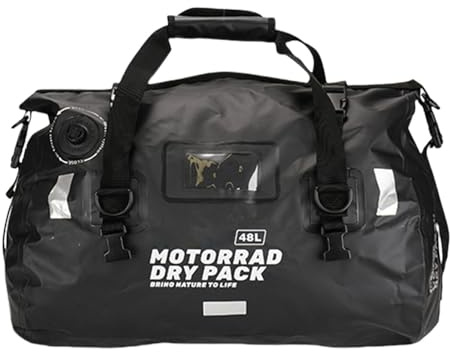 ZYHARUKO Wasserdichte Motorradsitztasche, Reisetasche, Reiserucksack, großes Fassungsvermögen, Motorradgepäck, Camping, Reisen, wasserdichte Fahrradtaschen