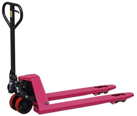 Transpalette manuel robuste capacité de 2500 kg, chariot élévateur industriel pour entrepôt, fourches standard, équipement de manutention (52,1 x 154,9 x 121,9 cm)