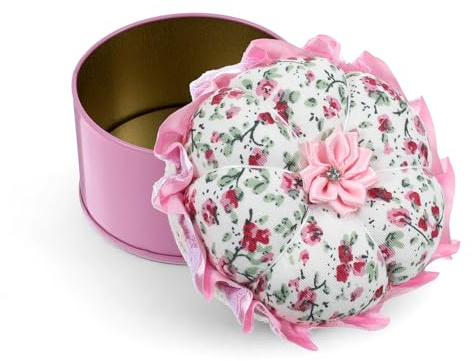 Styquenzer Kürbis Nadelkissen Aufbewahrungsbox, Niedliches Pin Halter, Needle Minder Verfügbar Aufbewahrungsbox Für DIY Handarbeiten Nähen Stickerei Schmuck Projekte