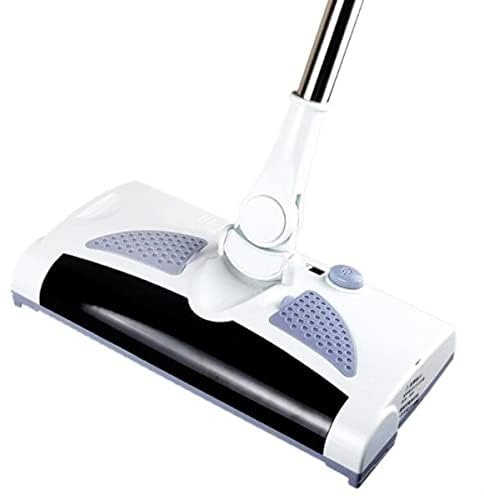 Cordless Rechargeable Floor Sweeper, Lightweight Multi-Surface Cleaner with High Pick-Up Performance for Easy Manual Use, Not Suitable for Carpets