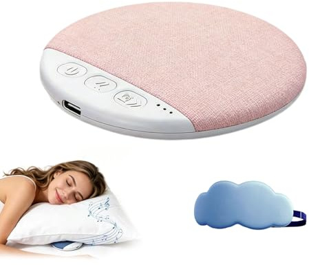 Gienslru Pillow speaker, disco sonoro da cuscino, dischetto audio sotto cuscino, altoparlante da cuscino, dormire e rilassarsi (C)