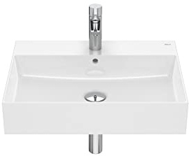 Roca,INSPIRA,Lavabo de FINECERAMIC® mural o de sobremueble,Blanco,600mm x 490mm x 120mm,A32752C000