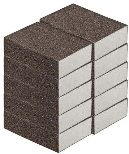 Schleifschwamm 10-er-Set I Körnung 36-280, DIY, Handschleifer I für verschiedene Materialien geeignet I hochwertiger Handschleifklotz, Schleifklotz, Schleifblock