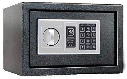 Cassaforte Resistente al fuoco Cassaforte impermeabile Cassetta di sicurezza in acciaio Cassaforte digitale con tastiera digitale Proteggi soldi Gioielli