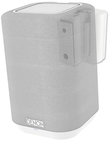 Cavus CMDH150W Drehbare und neigbare Wandhalterung für Denon Home 150 Smart Lautsprecher - Einfach aufzuhängen - Halterung Inklusive Montagematerial - Weiß