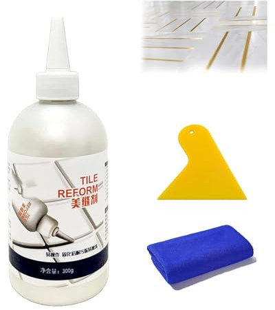 Waterproof Tile Gap Repair Filler - Tile Reform Coating Mold Cleaner, Grout Tiling Tile Reviver Repair,Ceramic Tile Repair Kit Filler,Tile Grout Repair Kit for Living Room Floor (Brown)