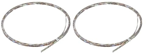 sourcing map Kunststoff-Bindungsstreifen, 1650 x 4 x 1,5 mm, für Akustikgitarre, klassische Gitarre, Zubehör, Blau, 2 Stück