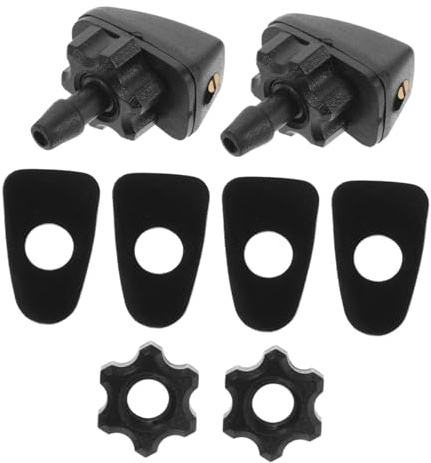 MUCKLILY Buses Buse en Éventail en Nylon et Pp Réglables D'essuie-glace 2pcs pour Pulvérisateur de Lave-glace Automobile Pare-brise Frontale