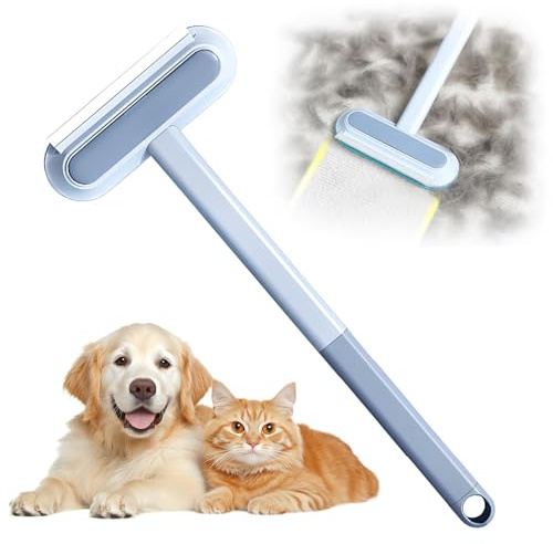 3 in 1 Pet Hair Removal Tool, 2025 Neue Tierhaarbürste, wiederverwendbar, Bürste für Katzenhaar, Hunde, Kleiderbürste gegen Haare, für Kleidung, Haare, Sofa