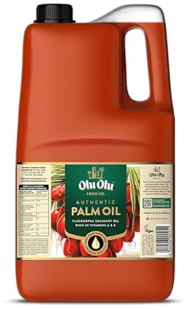 Africa Select Olu Olu Palm Oil 20L | Pure & Natural Red Palm Oil | Catering Pack