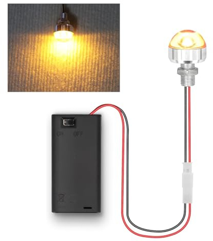 Puppenhaus Beleuchtung LED Mini Puppenhausbeleuchtung Romantische Gelb Micro LED für Puppenhaus Dekoration, Vitrinen, Diy-Kunsthandwerk, Mikrohaus