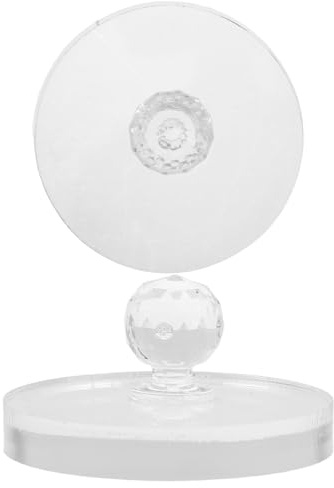 MALUGOGO 2 Pezzi Strumento Pressa Occhi in Plastica Trasparente per Riparazione Ombretti e Ciprie in Polvere Timbro Cosmetico Facile da Usare per Blush Sopracciglia e Illuminante
