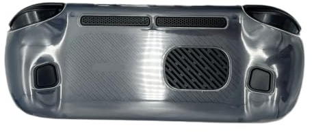 Genérico Funda de TPU para Retroid Pocket 6 Cubierta Protectora Transparente/Translúcida Negra con Protección contra Caídas de Grado Militar, Antiamarilleo, Orificios de Ventilación (Transparente)