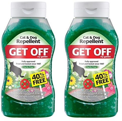2 x Get Off My Garden Cat & Dog Repellent 460g+40%