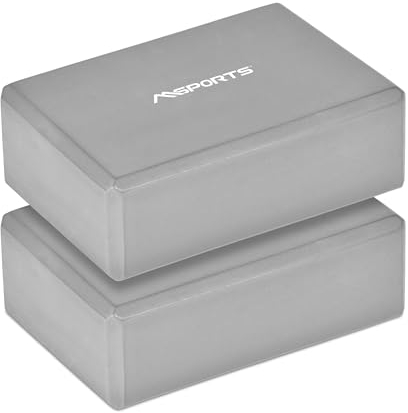 Yogablock Premium I auswählbar 1x Yogablock oder 2er Pack - Yogaklotz (Anthrazit, 2x Yogablöcke)