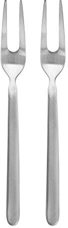 blomus Serveringsgaffel-63951 set 2 serveringsplattor, metall, nomad, 20 cm