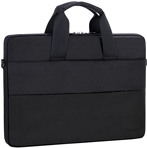 BDLDCE Laptop Tasche 11 Zoll Aktentasche Notebooktasche Tablet Tasche Schulter Umhängetasche Wasserabweisend Satchel Bussiness Laptoptasche für Frauen und Männer,black
