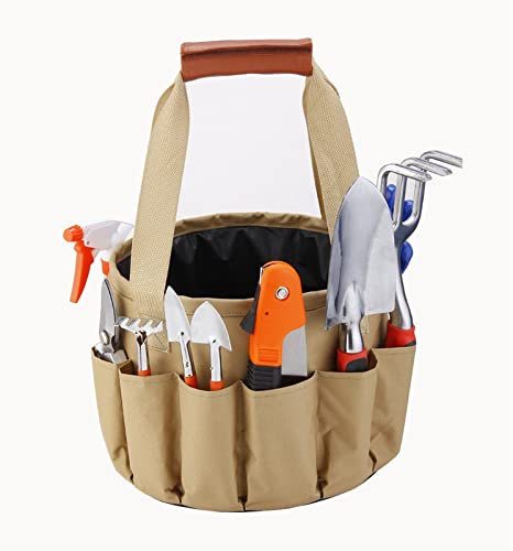 Ensemble d'outils de jardinage 10 PCS Outils de jardinage robustes Kit cadeau d'outils à main avec sac de jardinage Cadeaux de jardinage parfaits for hommes et femmes Outils de jardinage durables for