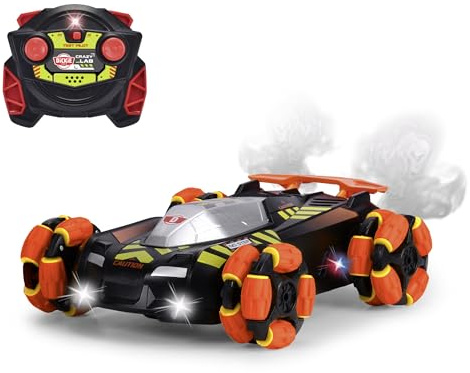 Dickie Toys 201105012 - Area Drifter Radiostyrd Bil - Radiostyrd Bil Area Drifter från Dickie Toys med Rökfunktion, Driftfunktion och Coola Ljus Funktioner, 1:18, 25 cm, Från 6 år