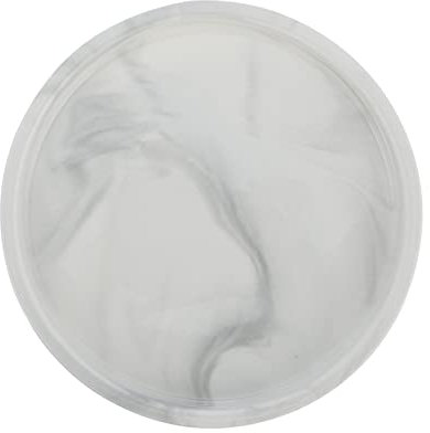 COLLBATH Plateau De Rangement En Céramique Marbrée Pour Bijoux Et Accessoires, Décoration Intérieure Nordique, Gris, Anti-dérapant, 18 Cm, Salle De Bain Et Maison