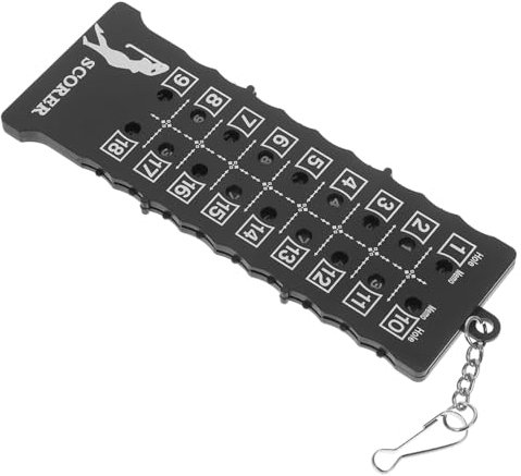 BRIGHTFUFU 3-teiliges 18-Loch-Golf-Score-Tool Zähler Aus Kunststoff Und Metall Schusszähler Einfach Zu Verwendender Score Keeper Für Golfer