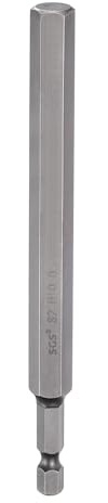QUARKZMAN H10,0 Chiavi a Brugola per Punte da Trapano 10mm Punte Metriche Piane 1/4 Attacco Esagonale 200mm (8) Punta Cacciavite Esagonali Magnetico Lungo Industriale per Viti