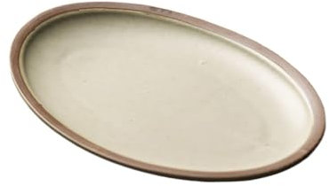 Köksplattor, Fisktallrik Keramik Hushållsångad fisktallrik Keramisk porslin Stor oval mattallrik Restaurang Kök Retro Platt tallrik Keramisk mattallrik(S)