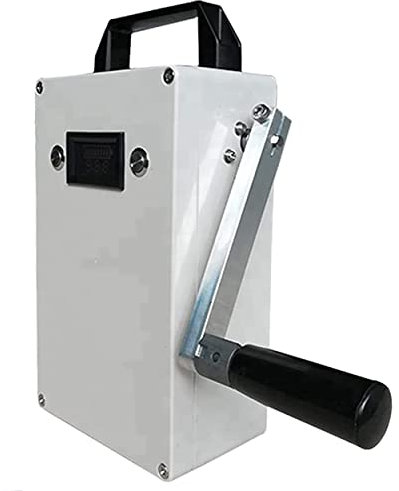 Generatore a manovella, alimentatore portatile da 150 W, generatore di corrente manuale di emergenza per viaggi all'aperto e esplorazione sul campo