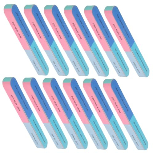 Gatuida Bloques Pulidores De Uñas De Uñas Profesionales 12 Unidades 7 Niveles De Grano Uso Profesional Manos y Pies