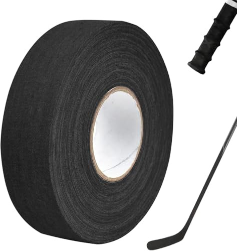 BSTDAYEVER Hockey Tape Eishockey Schläger Tape Griffband Selbstklebend Hockeyschläger Tape 2.5cm×25m Schlägertape Eishockey Anti-Rutsch für Eishockey Golf Tennis Squash Badminton Baseball