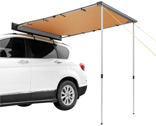 Toldo Lateral para Coche Toldo Lateral for Coche, toldo retráctil for vehículo, Altura Ajustable, Apto for camionetas, SUV, Furgonetas y autocaravanas