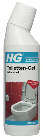 HG Super Fuerza inodoro limpiador, 2 unidades (2 x 500 ml)