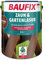 BAUFIX Zaun & Gartenlasur kastanie, seidenglänzend, 5 Liter, Zaunfarbe, atmungsaktive Zaunfarbe braun, für Zäune & Holz im Freien geeignet