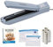 Power XL Duo Vacuum Nutrisealer - 6 In 1 Automatic Food Sealer Machine - Air Sealing System For Meal Preservation - Dry & Moist Foods & Liquids – 2x3m Bag Roll Included (Nutrisealer with Bags)