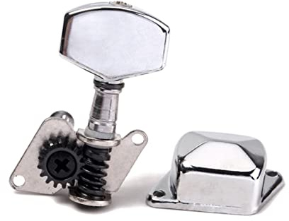 Vaguelly 6stücke Tuning Pegs Lr Geschlossene Gitarren-stimmwirbel Geeignet Für Akustikgitarren Mit Schrauben Und Unterlegscheiben Hochwertige Mechaniken Für Präzise Stimmung