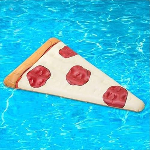 XZDEAIR Creative Pizza Shape Inflatable Pool Float Swimming Toy Inflatable Tubes Floaties Toys for Adults 180 * 122CM Includes Electric Pump