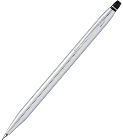 Cross Click nachfüllbarer Bleistift, präsentiert in einer Geschenkbox für den täglichen Gebrauch, mittlere Spitze, schwarze Tinte, Chrom