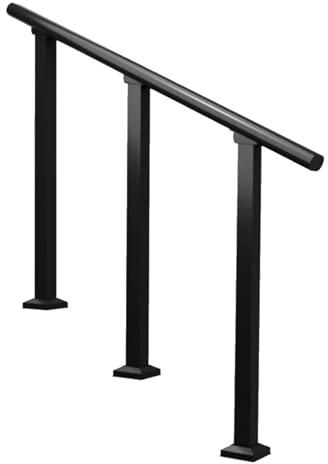 Barandilla interior para escaleras para personas mayores y discapacitadas. Material de acero al carbono con superficie lisa. (120cm/47.2in)