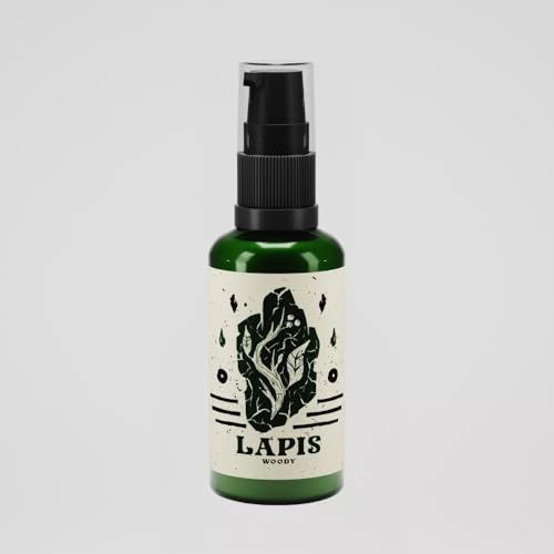 By Elementum Lapis Woody Beard Shaper Bartbalsam für Männer 50ml Styling & Pflege mit Avocadoöl Sheabutter & Bienenwachs Holzig-blumiger Duft tägliche Anwendung