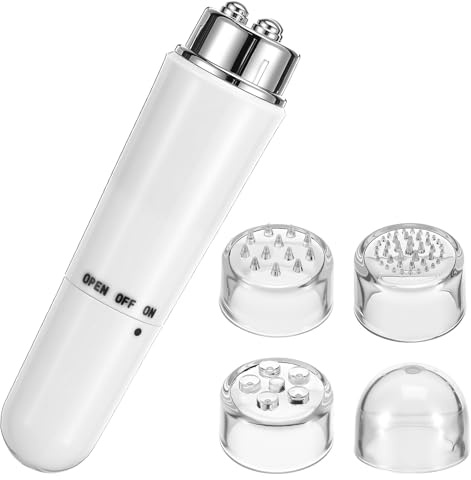 Artibetter Elektrisches mit Fortschrittlicher Elektroplattierung 4-in-1 Gesichts und Nackenmassagegerät Ergonomischer Form und Abs Material für Professionelle Hautpflege und Tägliche