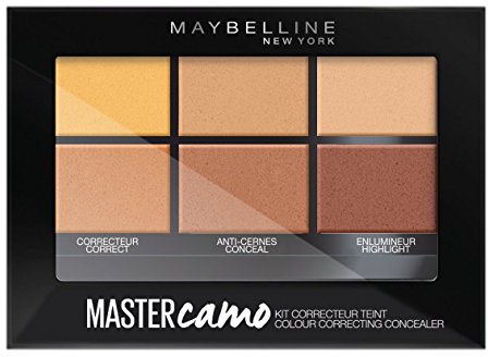 Maybelline New York Master Camo - Kit corrector para tono de piel medio 02, 6,5 g