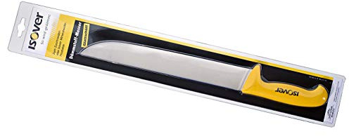 Isover 729903 Glattschliff 30cm-für festere Mineralwolle-Produkte Extra stabiles und langes Messer für den Dämmstoff-Zuschnitt