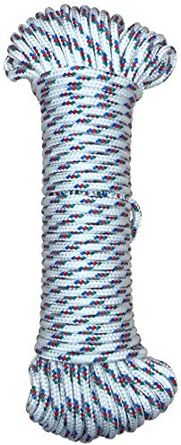 Future 213132 - Cordino intrecciato in polipropilene tricolore, 5 mm x 15 m